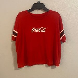 Red Coca Cola Ice Cold Women’s Crop jersey